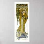 Poster/Afdruk: Mucha - Sarah Bernhardt - Gismonda Poster (Voorkant)