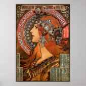 Poster/Afdruk: Mucha - "Savonnerie de Bagnolet" Poster (Voorkant)