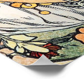 Poster/Afdruk: Mucha - Taal van bloemen II Poster (Hoek)
