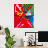 Poster/Afdruk: naar het midden Poster (Thuiskantoor)