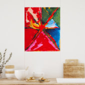 Poster/Afdruk: naar het midden Poster (Keuken)