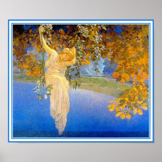 Poster/Afdruk: omgekeerd - door Maxfield Parrish Poster (Voorkant)