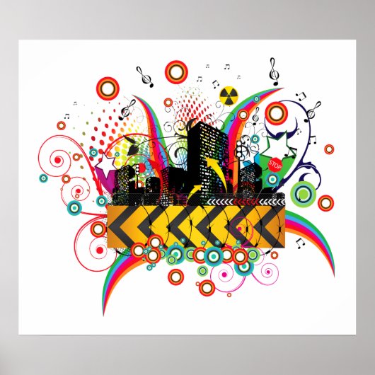 Poster/Afdruk: Plaats VS partij Poster (Voorkant)