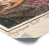 Poster/afdruk: 's nachts - 's morgens - Antiek kar Poster (Hoek)