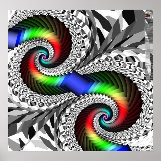 Poster/Afdruk: Spiral spectrum Poster (Voorkant)