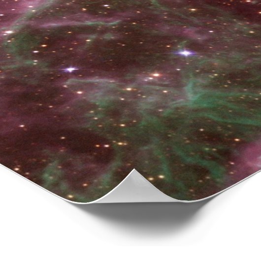 Poster/Afdruk: sterren in nebula Poster (Hoek)