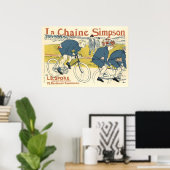 Poster/afdruk: Toulouse Lautrec Bicycle Chain Ad Poster (Thuiskantoor)