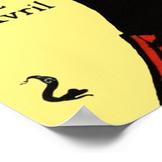 Poster/Afdruk: Toulouse Lautrec - Jane Avril Poster (Hoek)