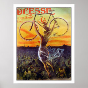 Poster/afdruk van fiets:  Frans Poster ~
