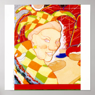 Poster/Afdruk: "Veld handmatig—Jester" Poster