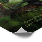 Poster/afdruk voor het kweken van wilde kunst poster (Hoek)