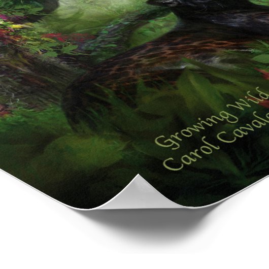 Poster/afdruk voor het kweken van wilde kunst poster (Hoek)