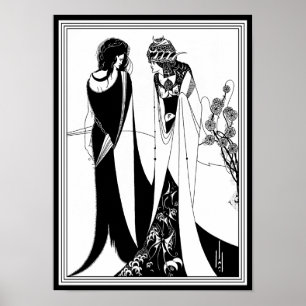 Poster Afdrukken: Illustratie van Aubrey Beardsley