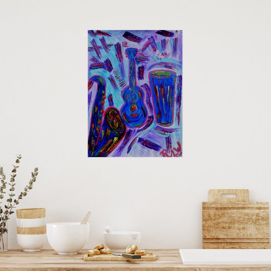 Poster afdrukken - Jazz Jazz Jazz (Keuken)