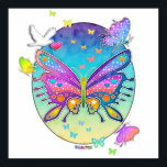 Poster, afdrukken, kunst - BUTTERFLY POP ART Poster<br><div class="desc">Het is een schuine rand van mooie Pop Kunst Butterflies om je vlinderhabitat te versterken! Voel je vrij om je te personaliseren!</div>