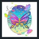 Poster, afdrukken, kunst - BUTTERFLY POP ART Poster<br><div class="desc">Het is een schuine rand van mooie Pop Kunst Butterflies om je vlinderhabitat te versterken! Voel je vrij om je te personaliseren!</div>