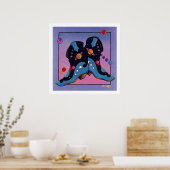 Poster, afdrukken - Midnight Cowboy Boots Poster (Keuken)