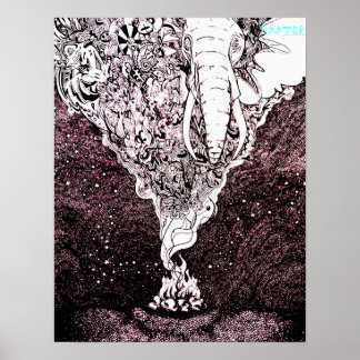 poster afdrukken van de oorspronkelijke kunstwerke