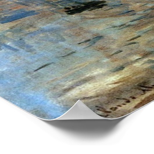 Poster Afdrukken van onderdrukking, zonneschijn (Hoek)