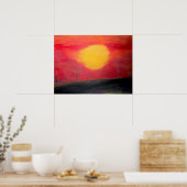 Poster Afdrukken van "The Journey" door Mahri Shel (Keuken)