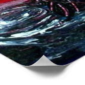 Poster Afdrukken van "Vier bomen" door Mahri Shelt (Hoek)