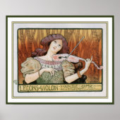 Poster Afdrukken: Violin Lessen van Paul Berthon (Voorkant)