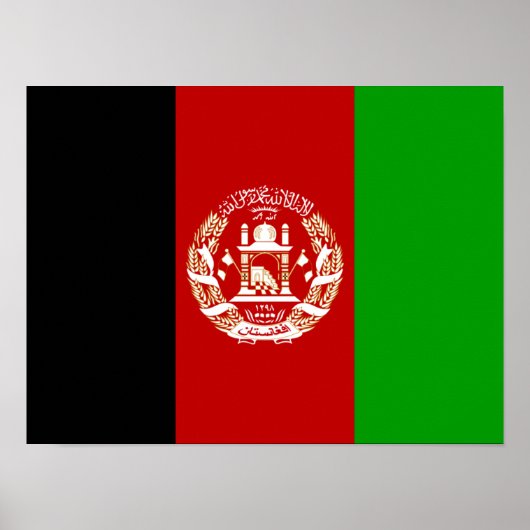 Poster Afghanistan (Voorkant)