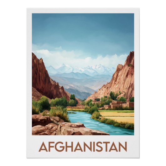Poster Afghanistan (Voorkant)