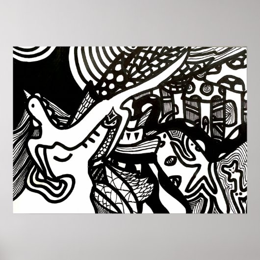 poster "AFMETINGEN" (Voorkant)