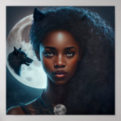 poster 'African American she Wolf 2' (Voorkant)