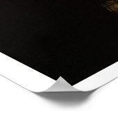 Poster-Afrikaans zonsonderstel 2 warm en vreedzaam Poster (Hoek)