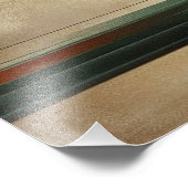 Poster Afro-Amerikaanse vrouw Abstracte muurkunst (Hoek)