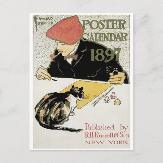 Poster Agenda 1897 Briefkaart (Voorkant)