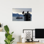 poster "Alaskan Sunset" (Thuiskantoor)