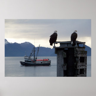 poster "Alaskan Sunset"