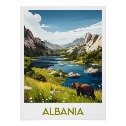 Poster Albania (Voorkant)