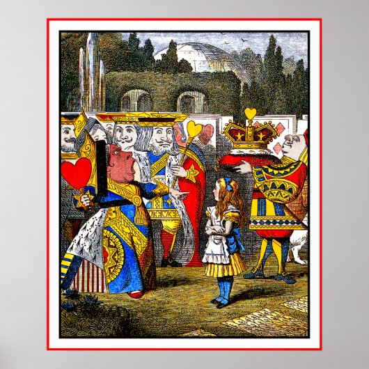 Poster: Alice ontmoet de koningin van het hart Poster (Voorkant)