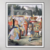Poster: Alice ontmoet de koningin van het hart Poster (Voorkant)
