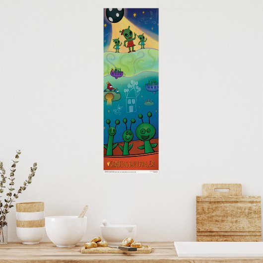 Poster - Alien Concert (Keuken)