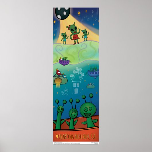 Poster - Alien Concert (Voorkant)