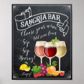 poster-alkbord van sangria's poster (Voorkant)