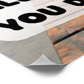 Poster Allah van de Islamitische Citaat (Hoek)