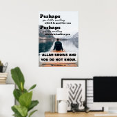 Poster Allah van de Islamitische Citaat (Thuiskantoor)
