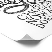 Poster - Alles wat je nodig hebt is Liefde en Choc (Hoek)