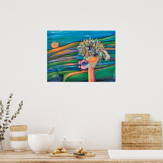 Poster Alpaca-Kathleen (Keuken)