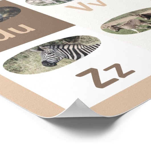 Poster Alphabet (Hoek)