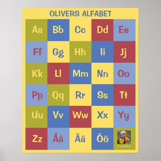  Poster Alphabet (Voorkant)