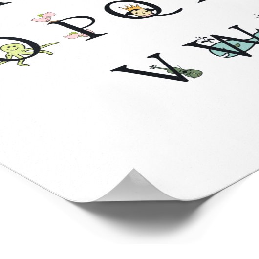 POSTER : ALPHABET CHART (Hoek)