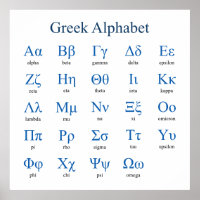 Poster Alphabet Square