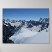 Poster Alps Chamonix (Voorkant)